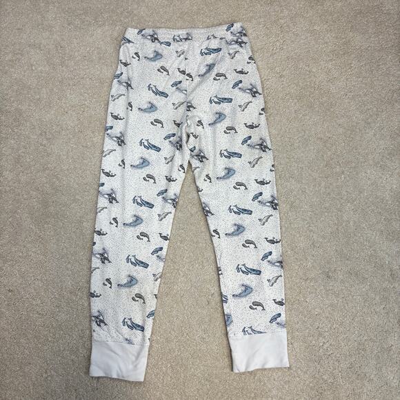 Erica Wilson Nantucket Women's Long PJ Set Save The Whales Size XS - Picture 5 of 8